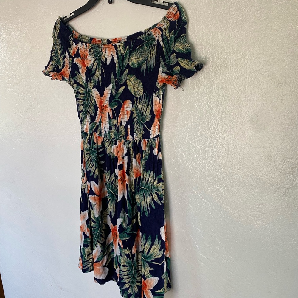 Floral off the shoulder dress